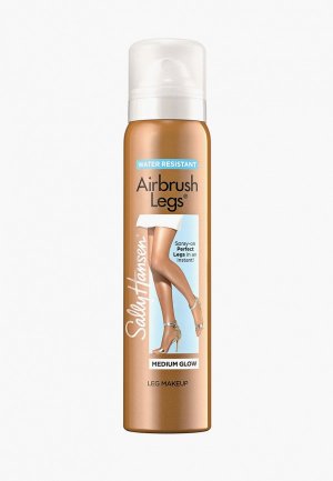 Спрей для ног Sally Hansen Тонирующий Airbrush Legs, тон medium glow. Цвет: коричневый