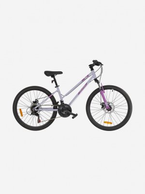 Велосипед для девочек Shine 2.0 24 2024, Фиолетовый Denton. Цвет: фиолетовый