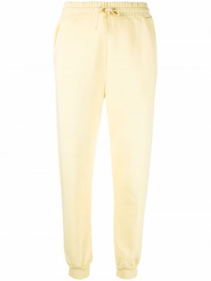 Спортивные брюки из джерси с кулиской RED Valentino. Цвет: желтый
