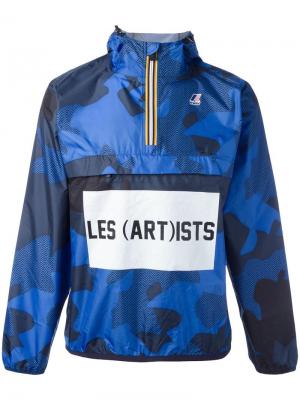 Куртка с логотипом K-Way x Les (Art)Ists. Цвет: синий