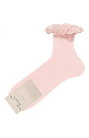Хлопковые носки Story Loris. Цвет: розовый