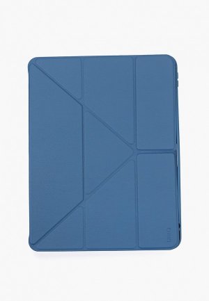 Чехол для планшета Uniq iPad Air 10.9 (Gen 4-5), Moven 3-х позиционный, с усиленным бампером и отсеком стилуса. Цвет: синий