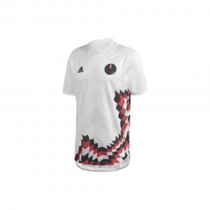 Logo Crew Neck Short Sleeve T-Shirt Japanese Edition Unisex Tops White GK3437 Adidas