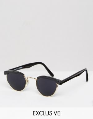 Солнцезащитные очки в стиле ретро Reclaimed Vintage. Цвет: черный