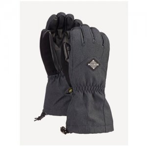 Перчатки Burton Kids Profile Glove BLACK DENIM. Цвет: черный/серый