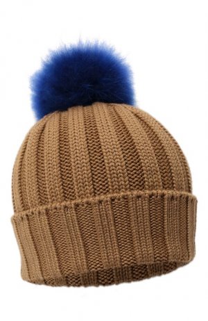 Шерстяная шапка Woolrich. Цвет: бежевый