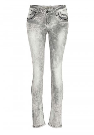 Узкие джинсы C46006, серый Cipo & Baxx