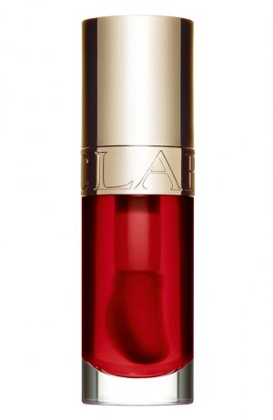 Масло-блеск для губ Lip Comfort Oil, 08 strawberry (7ml) Clarins. Цвет: бесцветный