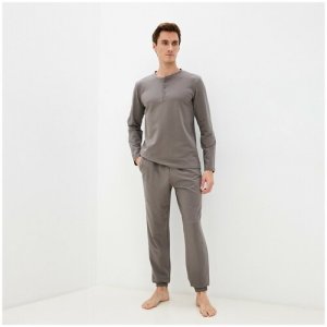 Пижама , брюки, размер L, серый Sofi De MarkO. Цвет: серый