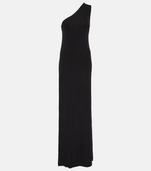 Платье макси raquel на одно плечо из джерси , черный Nili Lotan
