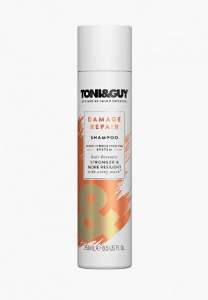 Шампунь Toni&Guy восстановление поврежденных волос Damage Repair Shampoo, 250 мл. Цвет: прозрачный