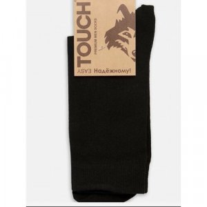 Носки , размер 27-29, черный Touch. Цвет: черный