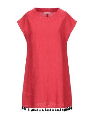 Короткое платье LUNA BI. Цвет: красный