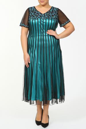 Платье Lia Mara. Цвет: бирюзовый
