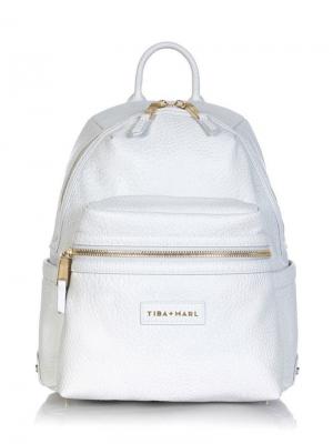 Рюкзак с нашивкой-логотипом Tiba + Marl. Цвет: серый