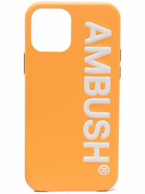 Чехол для iPhone 12/12 Pro с логотипом AMBUSH. Цвет: желтый