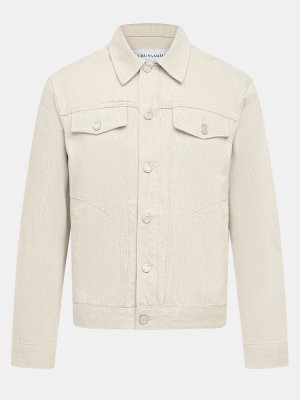 Джинсовые куртки Trussardi. Цвет: бежевый