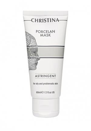 Поросуживающая маска «Порцелан» Christina Masks - Маски для лица 60 мл. Цвет: белый