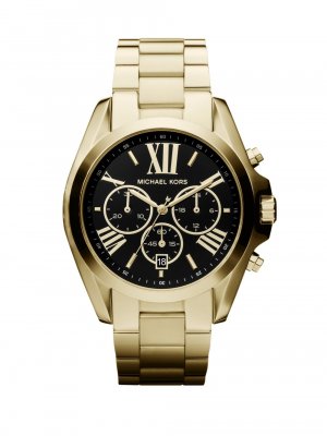 Часы-хронограф Goldtone IP с браслетом из нержавеющей стали , золотой Michael Kors