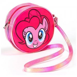 Сумка на плечо детская My little Pony Пинки Пай. Пони, кросс-боди для девочек, цвет розовый блестящий Сима-ленд. Цвет: розовый
