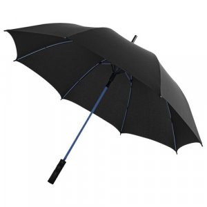 Зонт-трость Spark полуавтомат 23, черный/синий Avenue