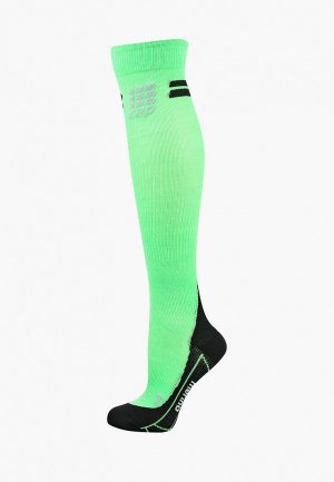 Компрессионные гольфы Cep Compression Knee Socks. Цвет: зеленый