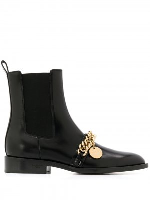 Ботинки челси с цепочками Givenchy. Цвет: черный