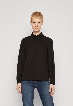 Блузка-рубашка ONLMULAN FOLD UP SHIRT ONLY Tall, цвет black Tall