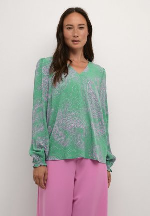 Блуза CUPOLLY LS , цвет green pink paisley Culture