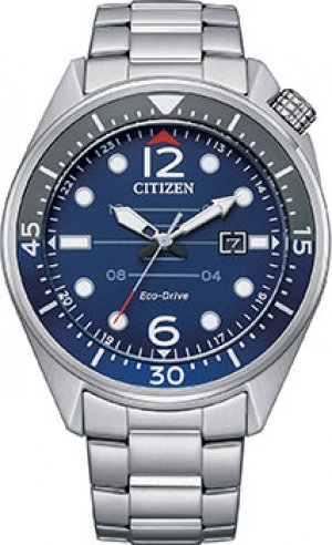 Японские наручные мужские часы AW1716-83L. Коллекция Eco-Drive Citizen