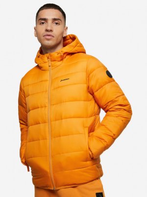 Куртка утепленная мужская, Оранжевый Demix. Цвет: оранжевый