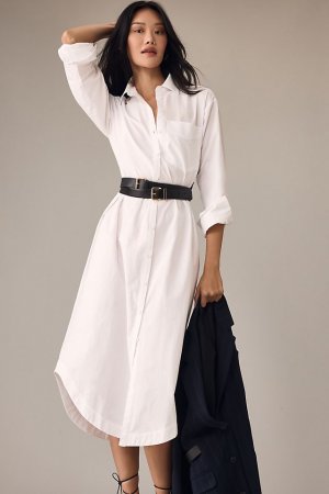 Платье-рубашка Soren от с длинными рукавами, белый Maeve