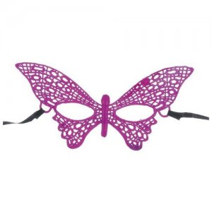 Карнавальная маска «Бабочка», ажур, цвета микс Romanoff. Цвет: синий/фиолетовый