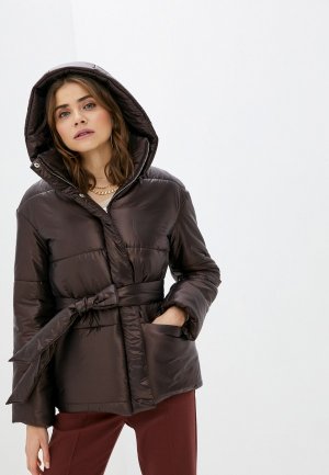 Куртка утепленная TrendyAngel. Цвет: коричневый