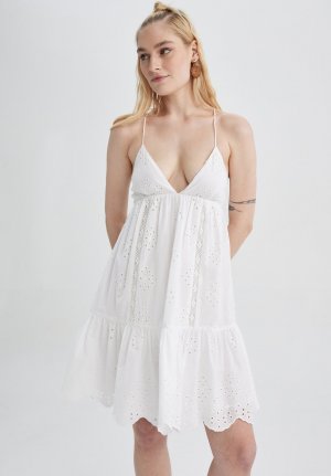 Летнее платье , белый DeFacto
