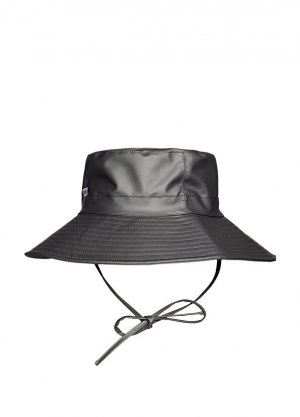 Черная мужская шляпа Rains