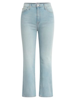 Укороченные прямые джинсы Noa с высокой посадкой , синий Hudson