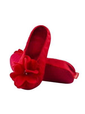 Тапки женские SOXO. Цвет: красный