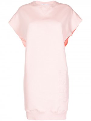 Платье-свитер с круглым вырезом MSGM. Цвет: розовый