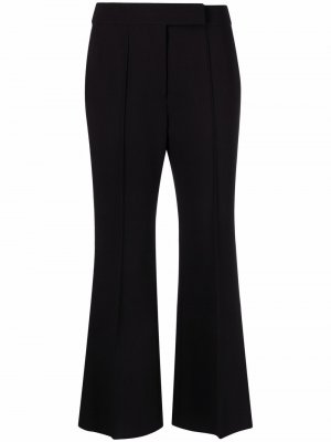 Bootcut tailored cropped trousers MILA SCHON. Цвет: черный