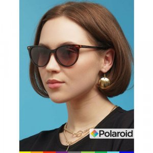Солнцезащитные очки PLD4107S086, коричневый Polaroid. Цвет: коричневый
