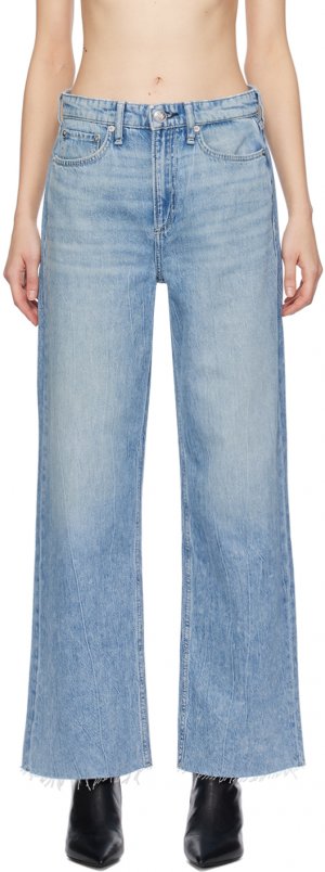 Синие полулегкие джинсы Logan Rag & Bone