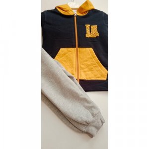 Комплект одежды  для мальчиков, спортивный стиль, размер 18-24, серый concept. Цвет: серый/серый-желтый