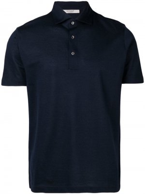 Рубашка-поло с короткими рукавами D4.0. Цвет: синий