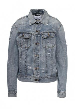 Куртка джинсовая Forte Couture FO016EWPRP51. Цвет: синий
