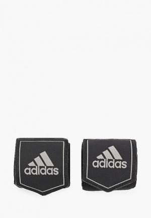 Бинты боксерские 2 шт. adidas Combat Boxing Crepe Bandage New Aiba Rules. Цвет: черный