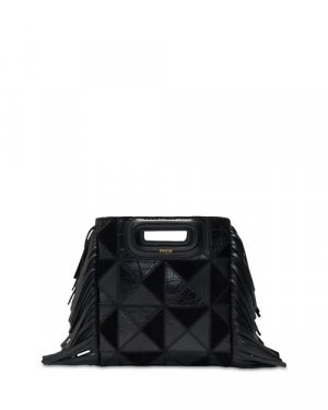 Кожаная сумка через плечо Mini M , цвет Black Maje