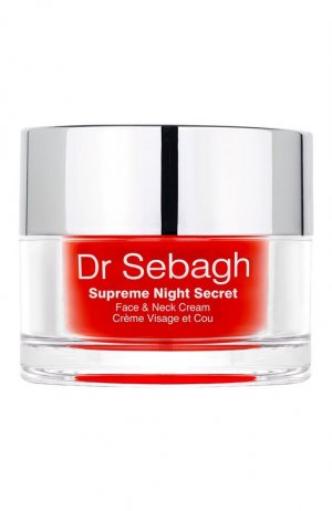 Восстанавливающий ночной крем для лица, шеи и области декольте Supreme Night Secret Face § Neck (50ml) Dr Sebagh. Цвет: бесцветный