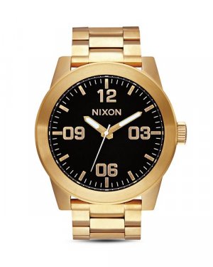 Капралские часы, 48 мм , цвет Black Nixon