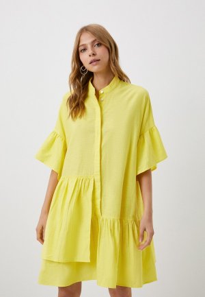 Платье Ina Vokich. Цвет: желтый
